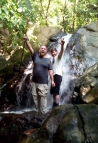 john kapelos costa rica waterfall