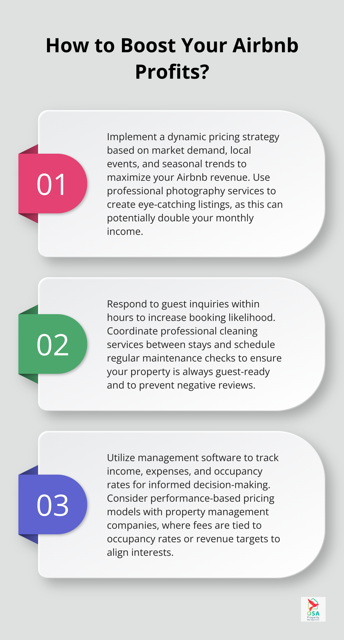 Infographic: How to Boost Your Airbnb Profits? - airbnb rental management fees