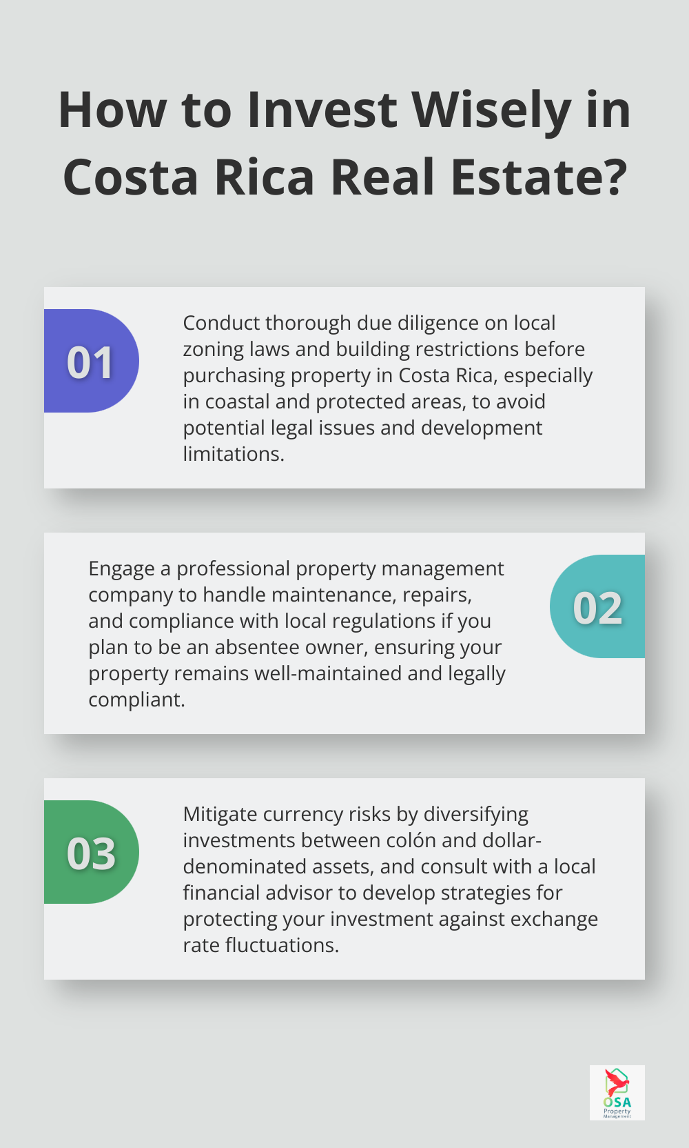 Infographic: How to Invest Wisely in Costa Rica Real Estate? - is buying property in costa rica a good investment