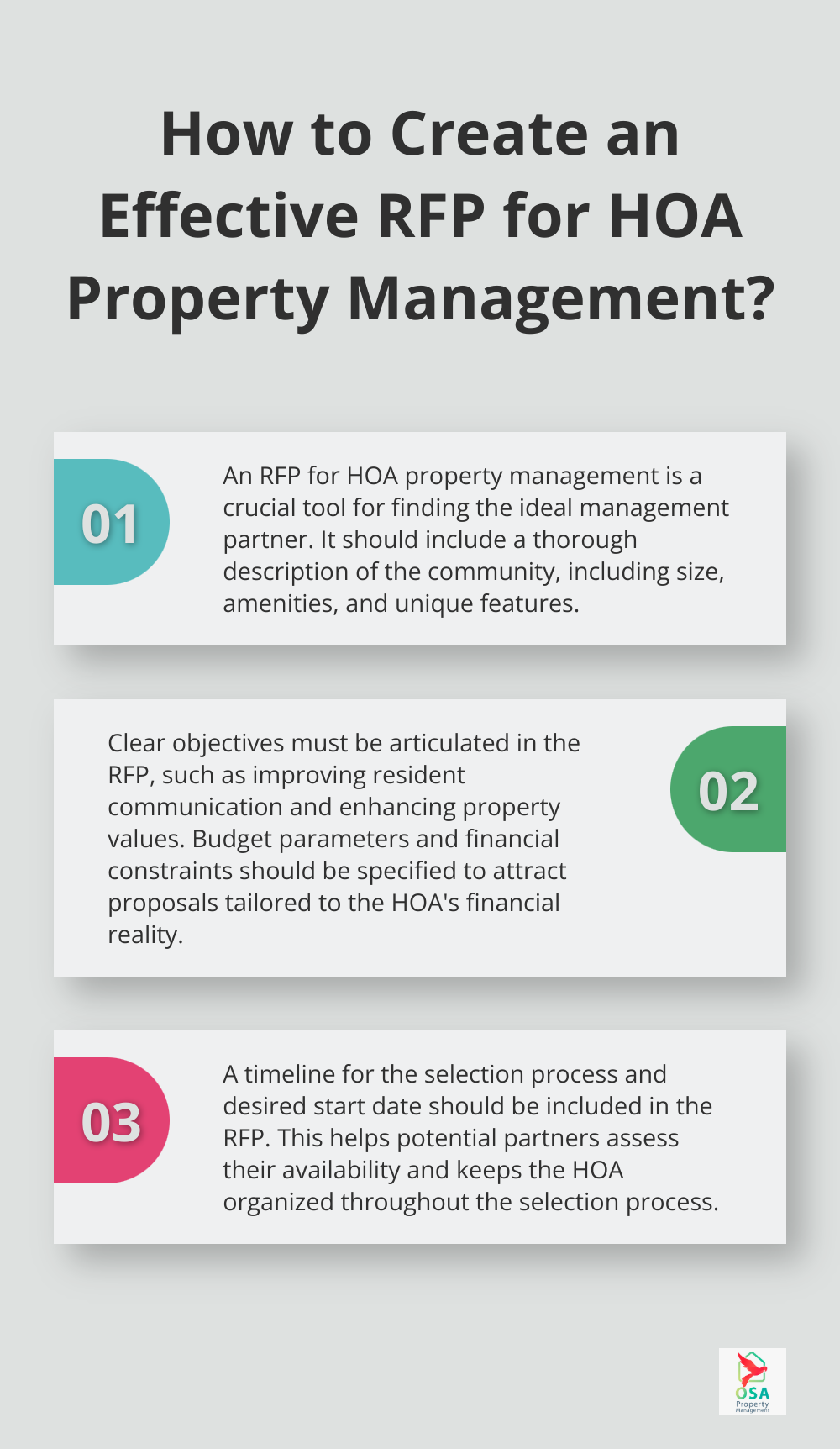 Infographic: How to Create an Effective RFP for HOA Property Management? - sample rfp for hoa property management services