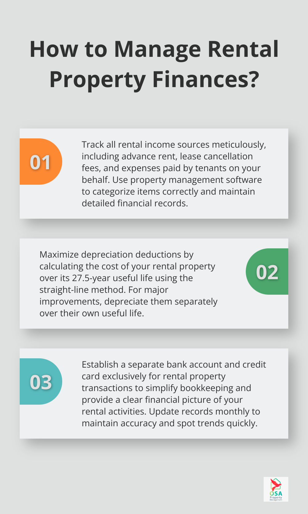 Infographic: How to Manage Rental Property Finances?