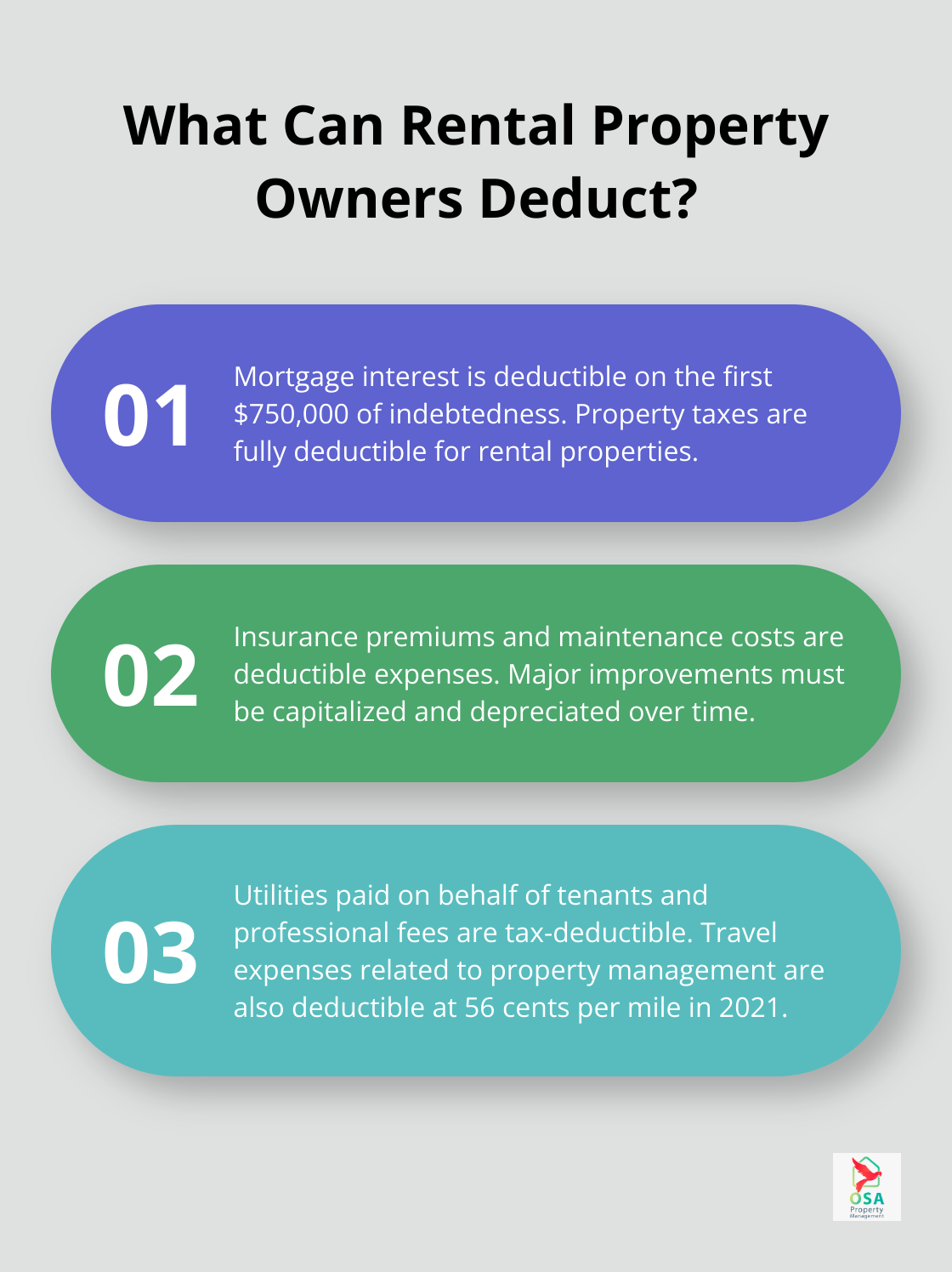 Infographic: What Can Rental Property Owners Deduct? - tax benefits rental property owners