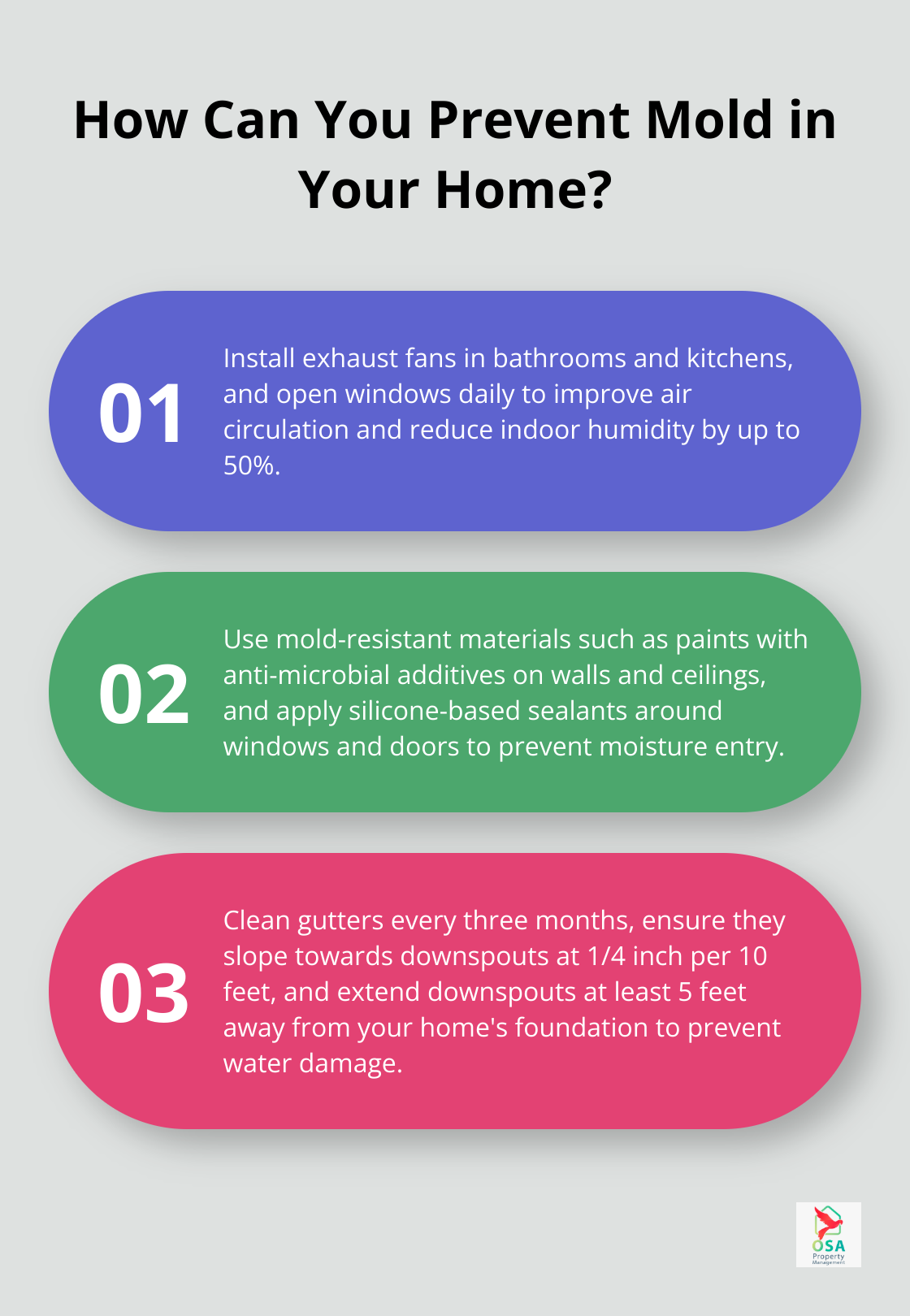 Infographic: How Can You Prevent Mold in Your Home? - Home maintenance