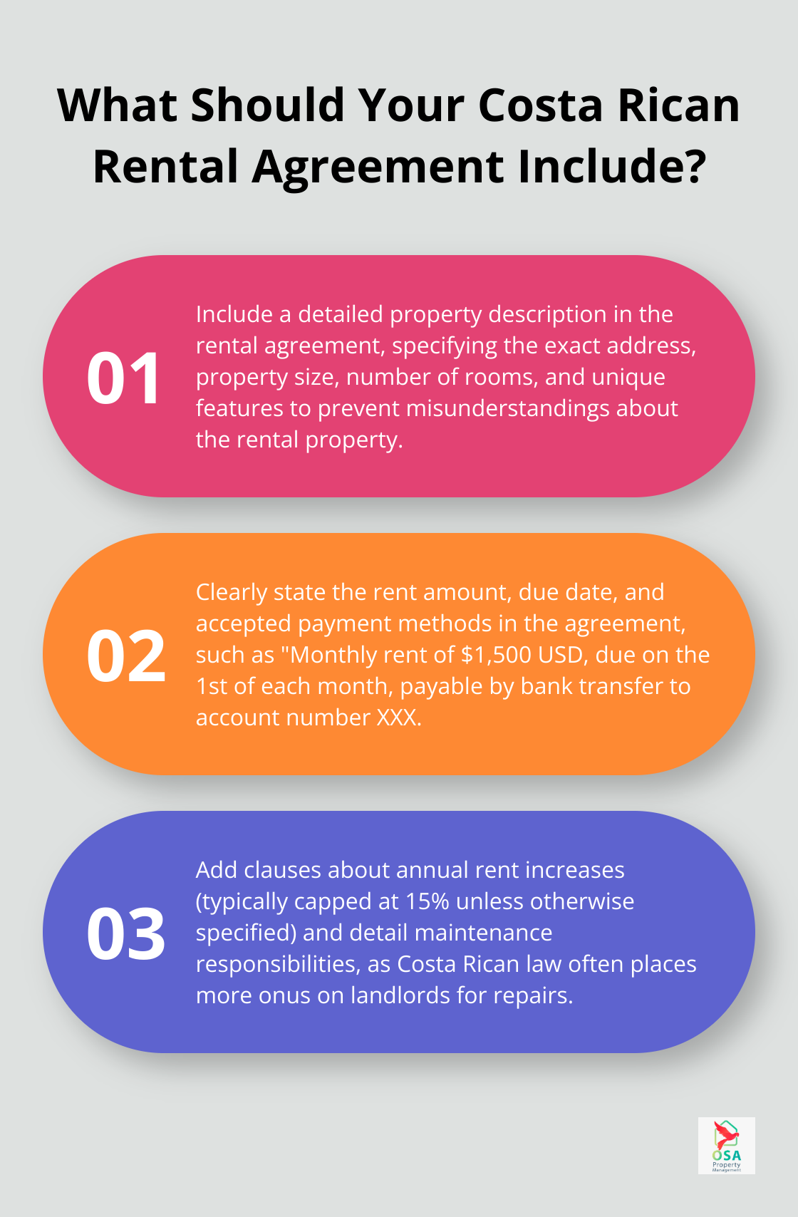 Infographic: What Should Your Costa Rican Rental Agreement Include?