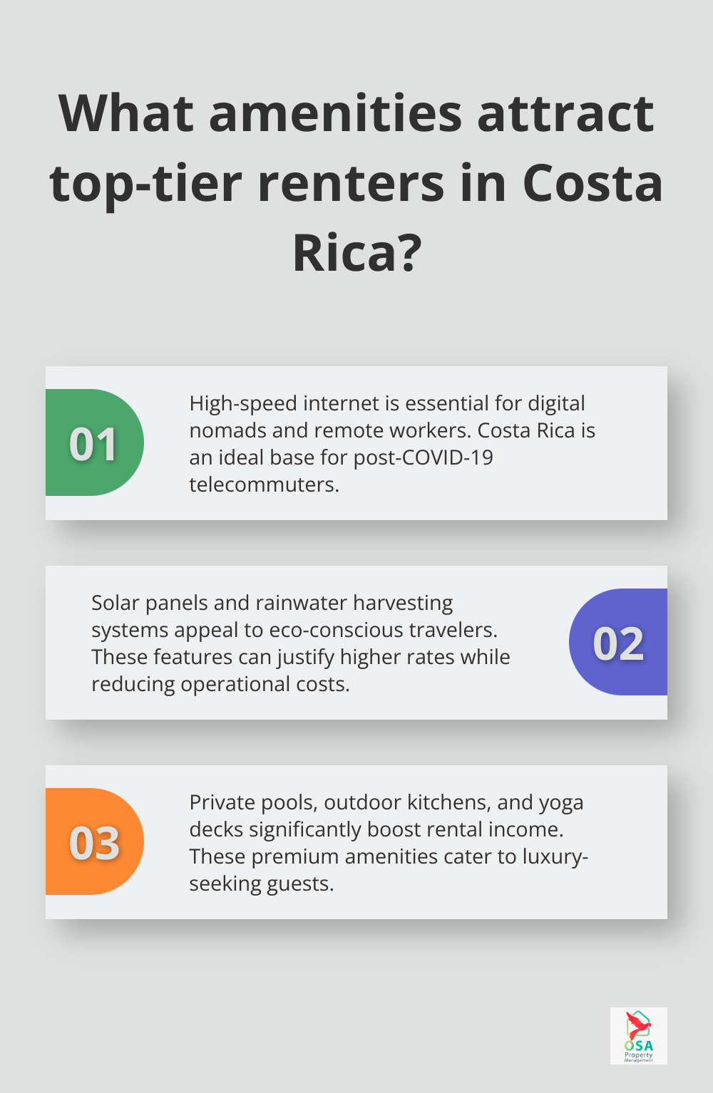 Infographic: What amenities attract top-tier renters in Costa Rica?