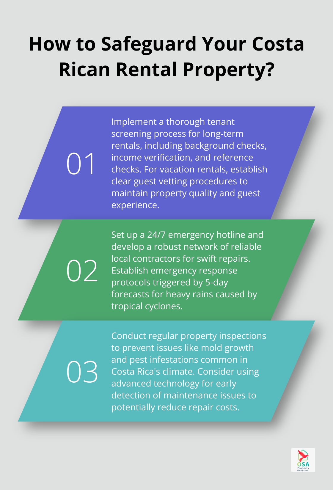 Infographic: How to Safeguard Your Costa Rican Rental Property? - Rental management