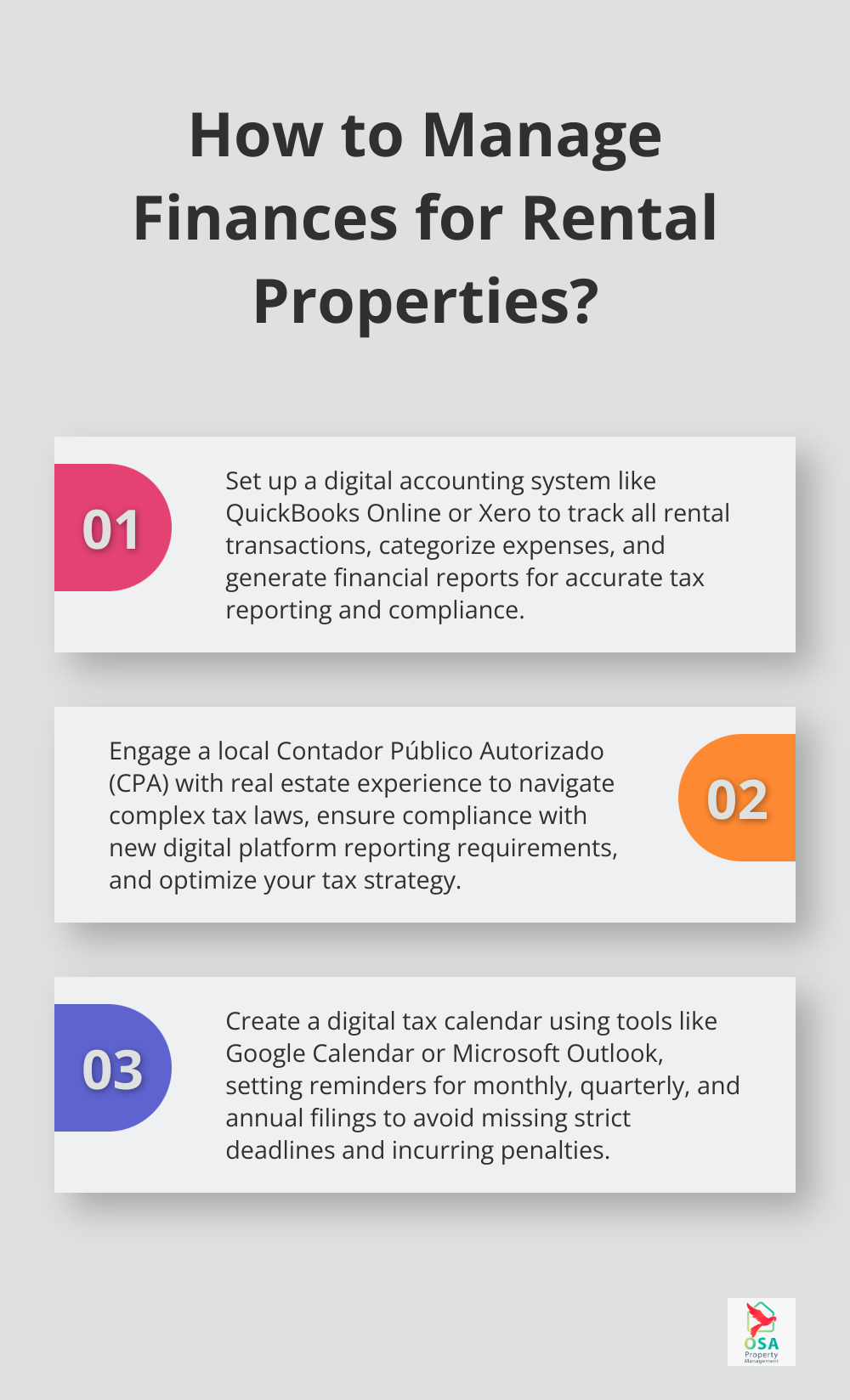 Infographic: How to Manage Finances for Rental Properties? - Tax compliance