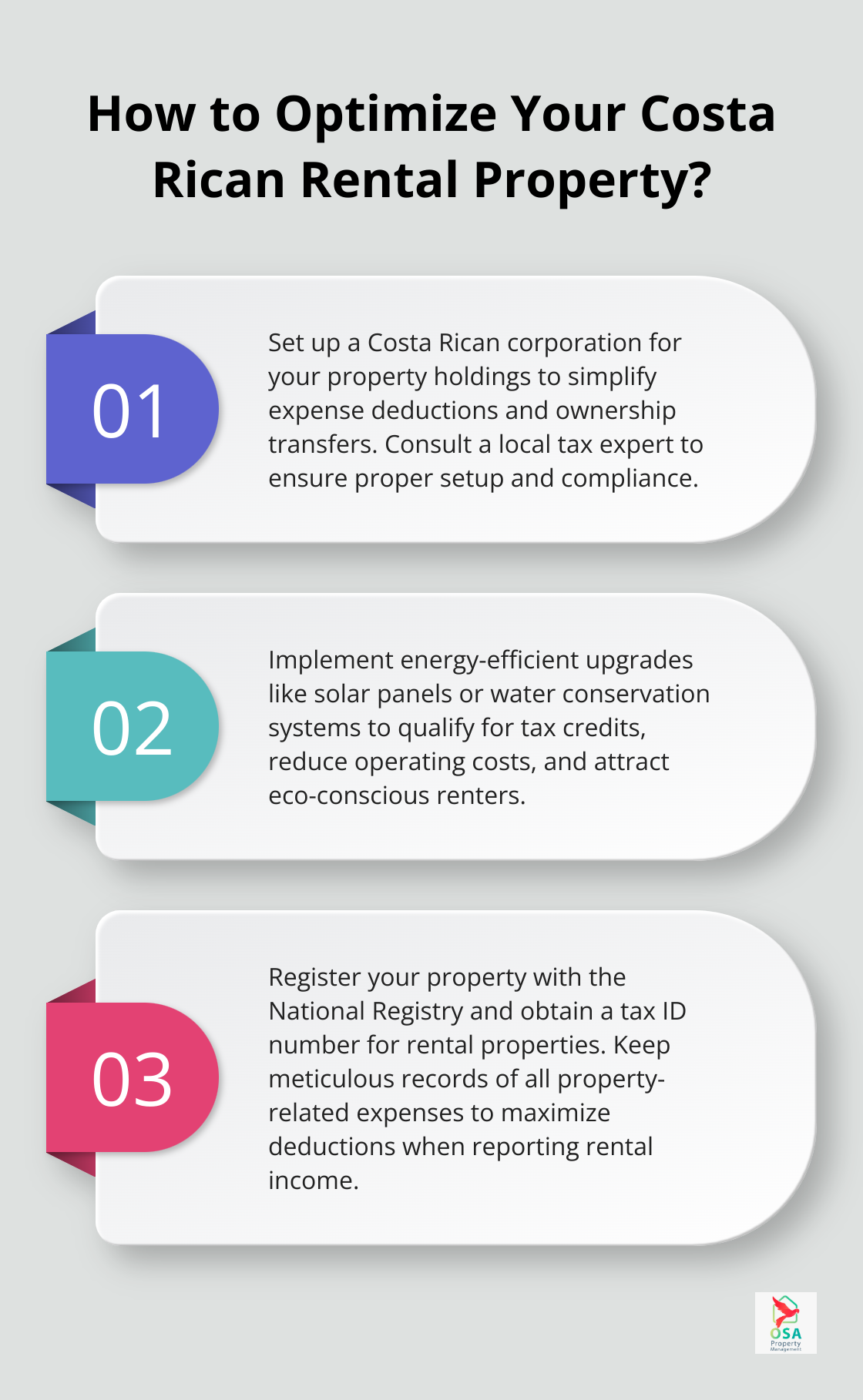 Infographic: How to Optimize Your Costa Rican Rental Property?