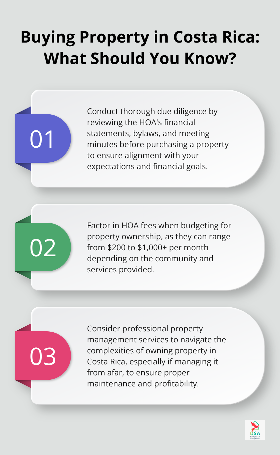 Infographic: Buying Property in Costa Rica: What Should You Know? - Costa Rica HOA