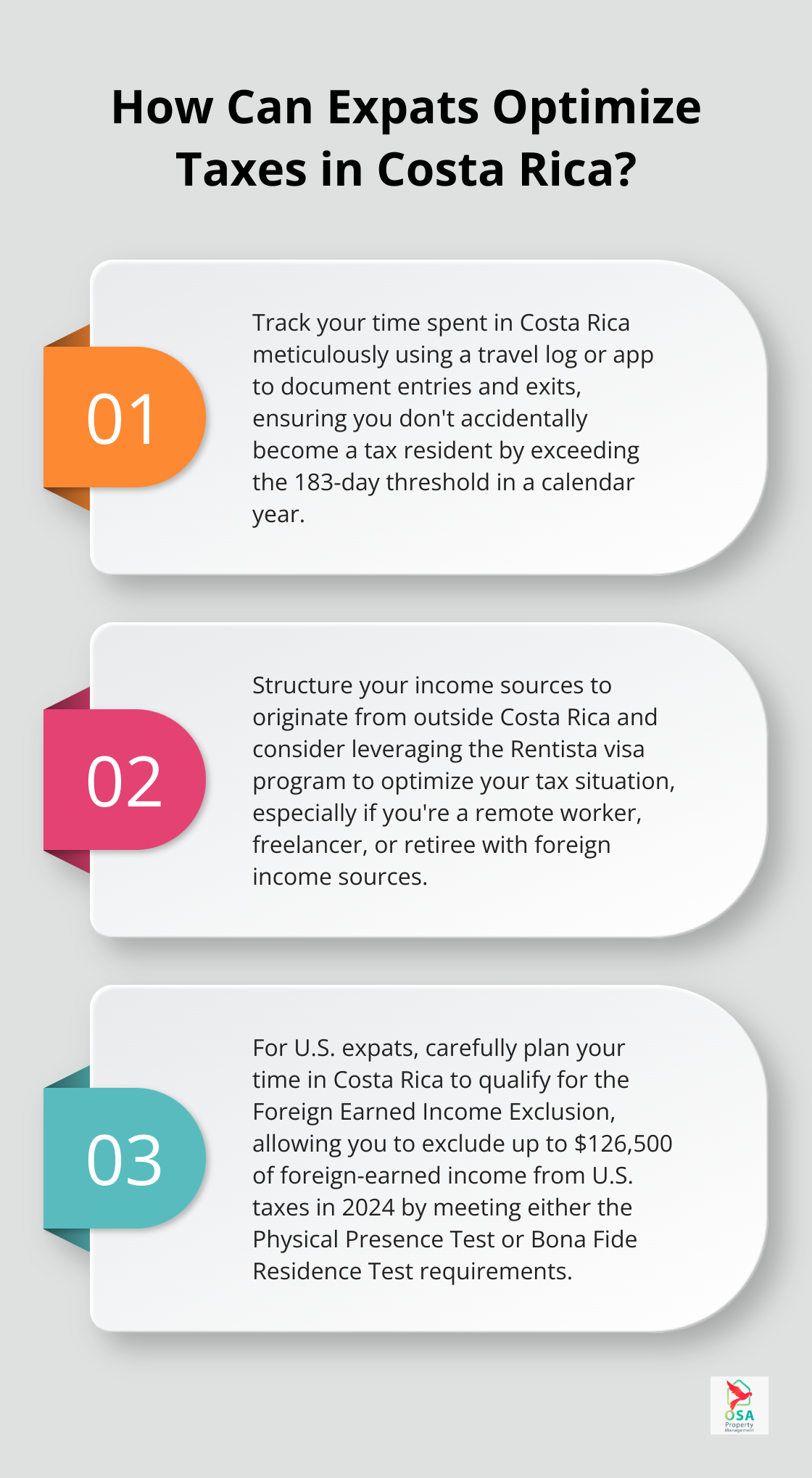 Infographic: How Can Expats Optimize Taxes in Costa Rica?