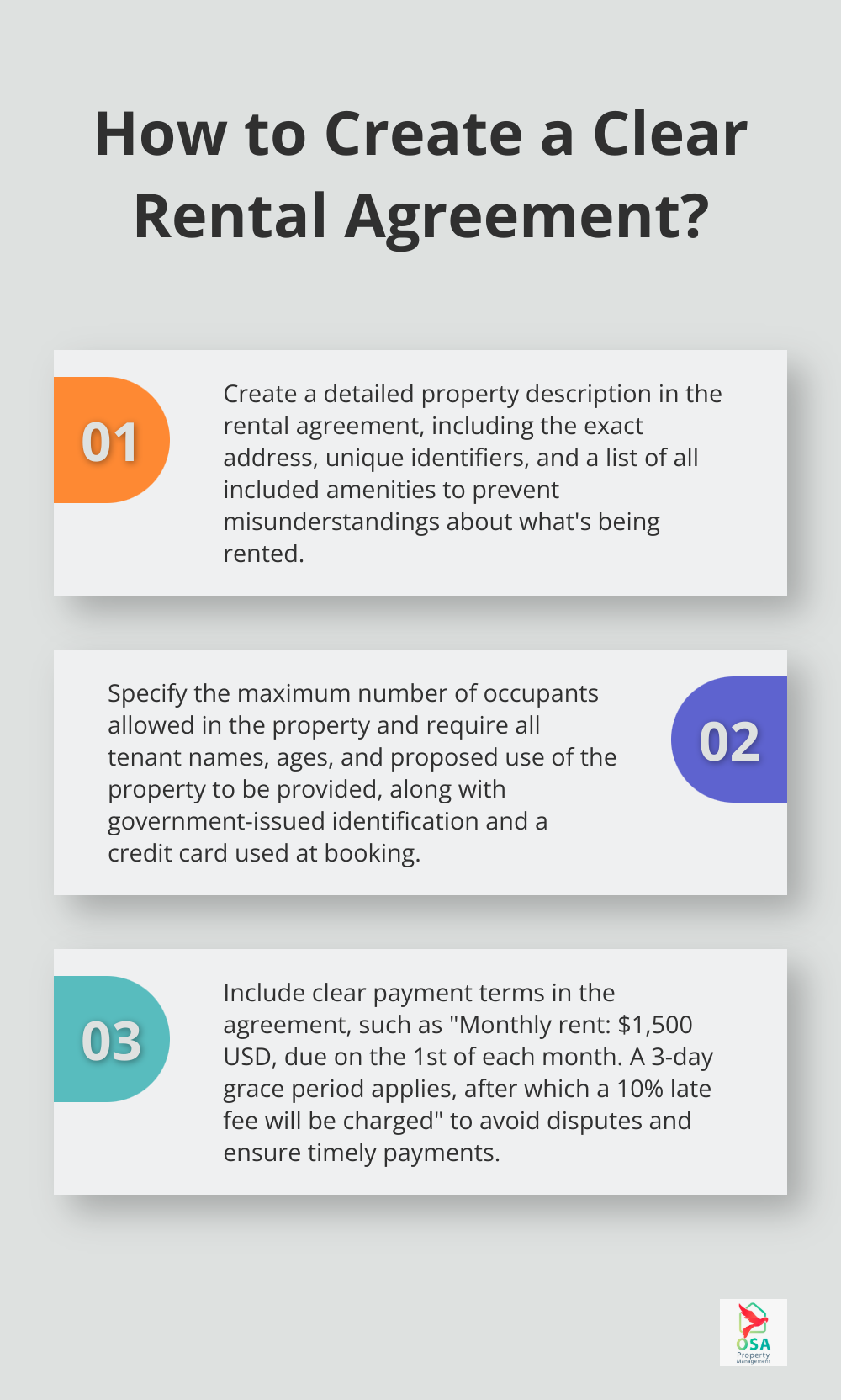 Infographic: How to Create a Clear Rental Agreement? - Costa Rica rental contracts