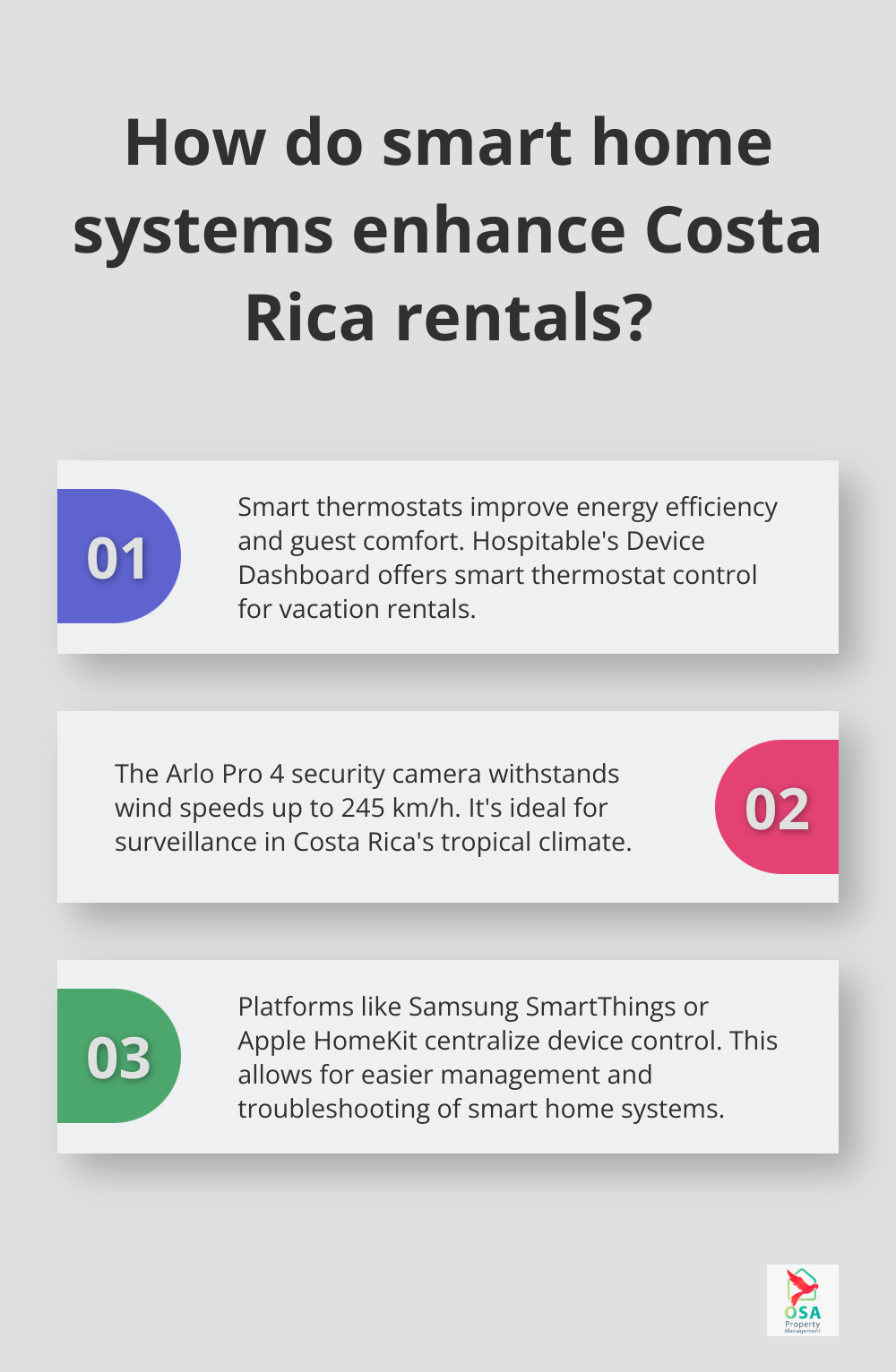 Infographic: How do smart home systems enhance Costa Rica rentals? - Home technology