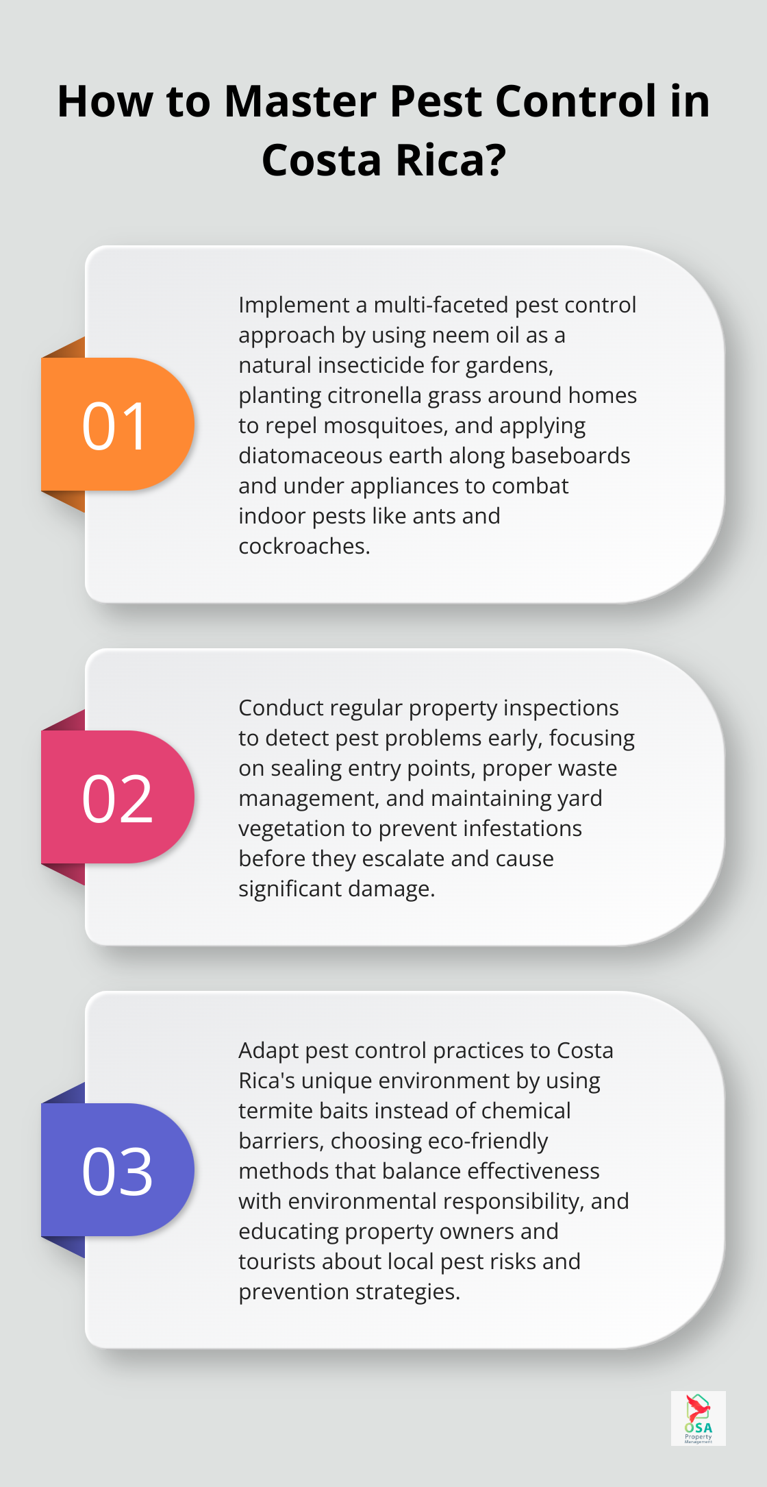 Infographic: How to Master Pest Control in Costa Rica? - Pest control Costa Rica