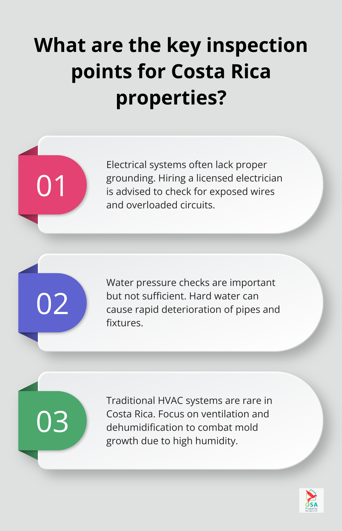 Infographic: What are the key inspection points for Costa Rica properties?