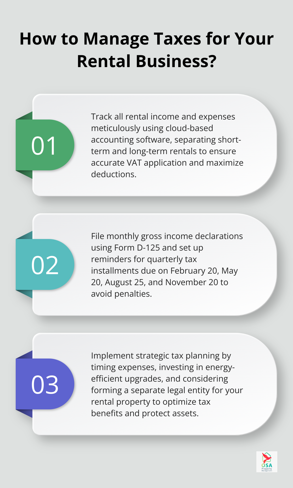 Infographic: How to Manage Taxes for Your Rental Business?