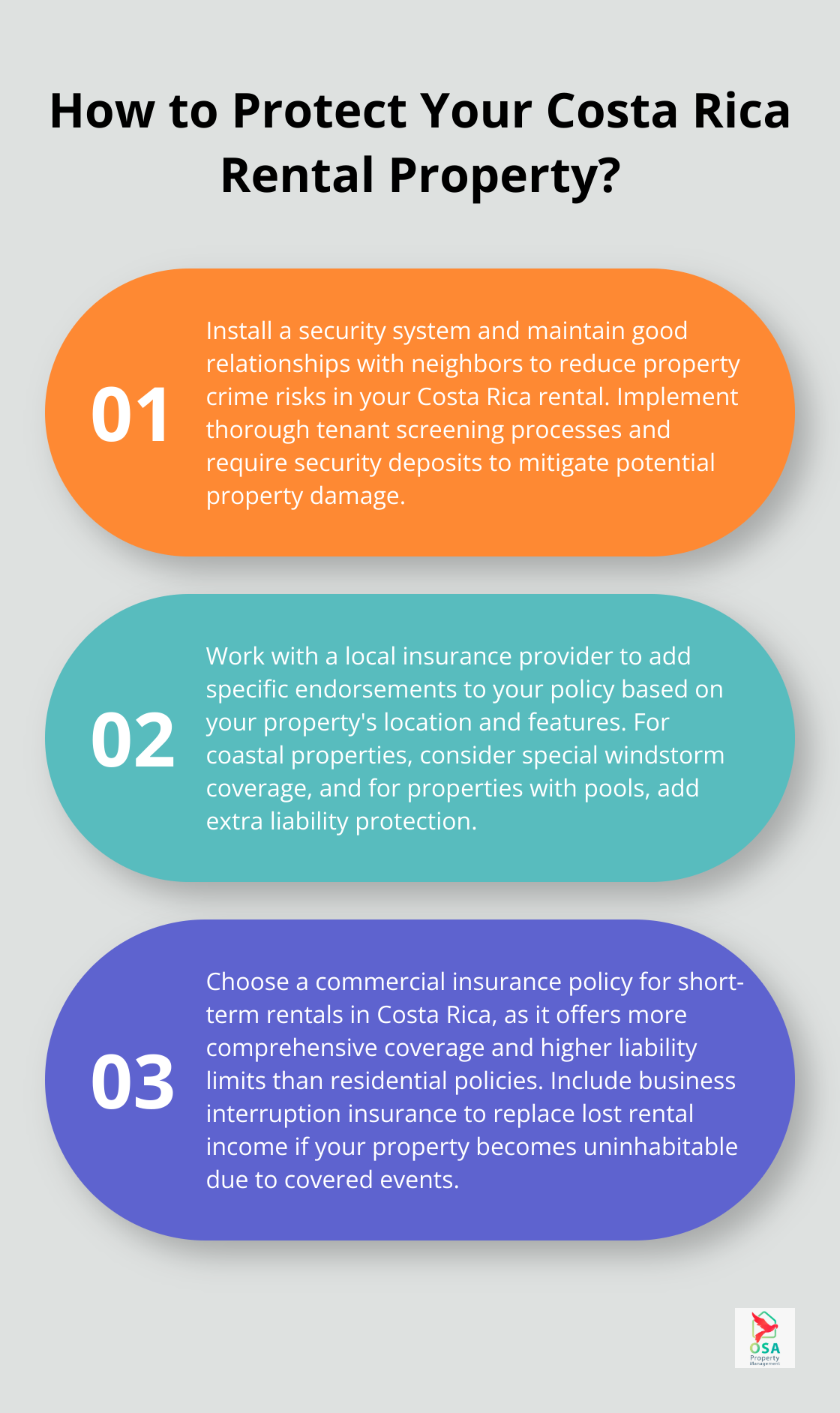 Infographic: How to Protect Your Costa Rica Rental Property? - Rental property insurance