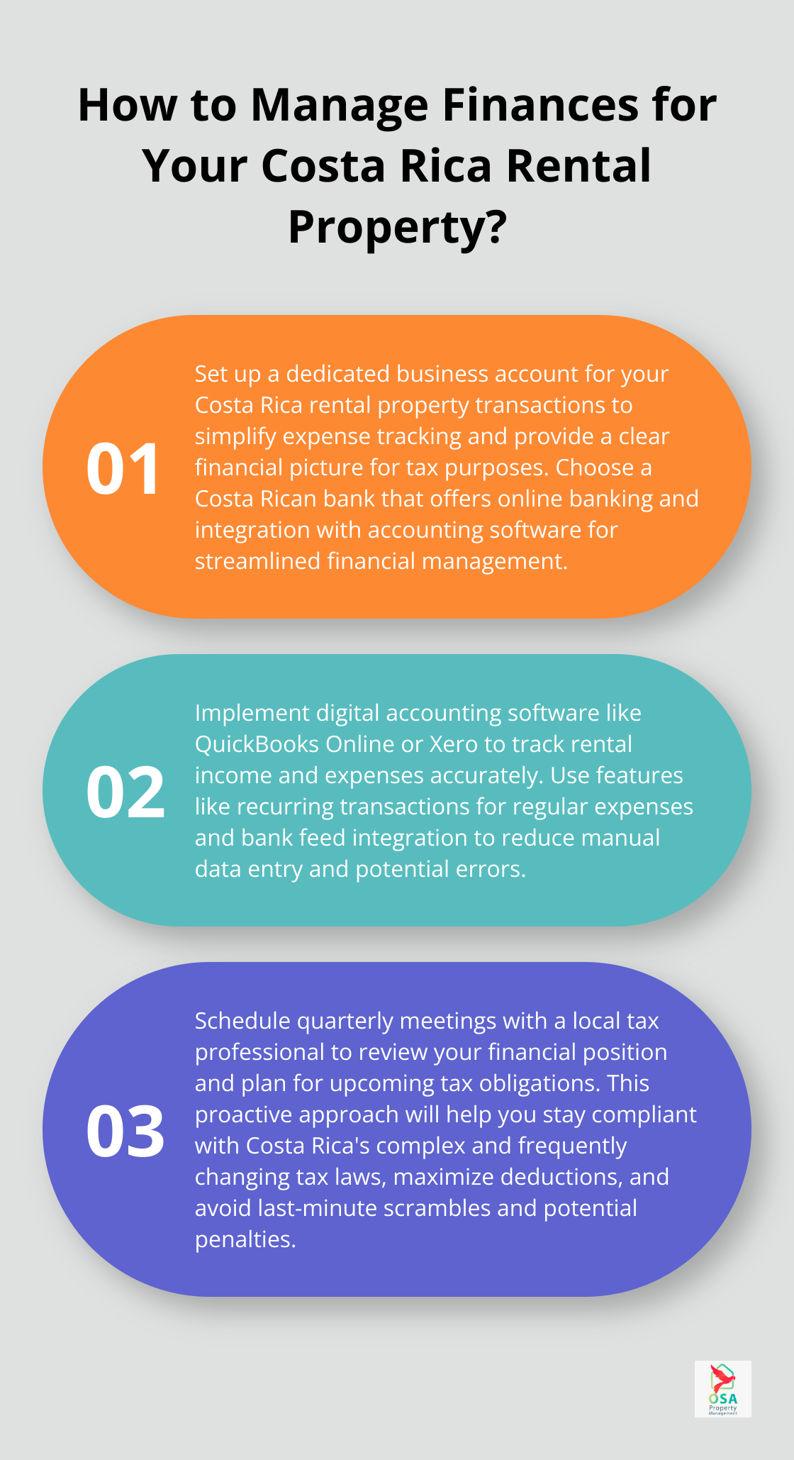 Infographic: How to Manage Finances for Your Costa Rica Rental Property? - Tax reporting