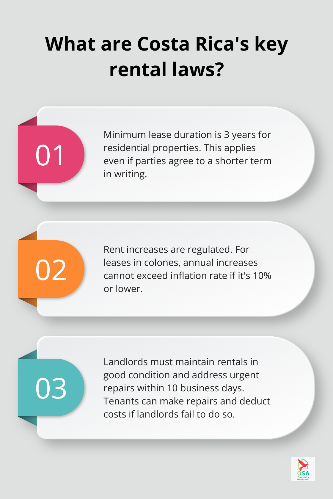 Infographic: What are Costa Rica's key rental laws? - Costa Rica rental laws