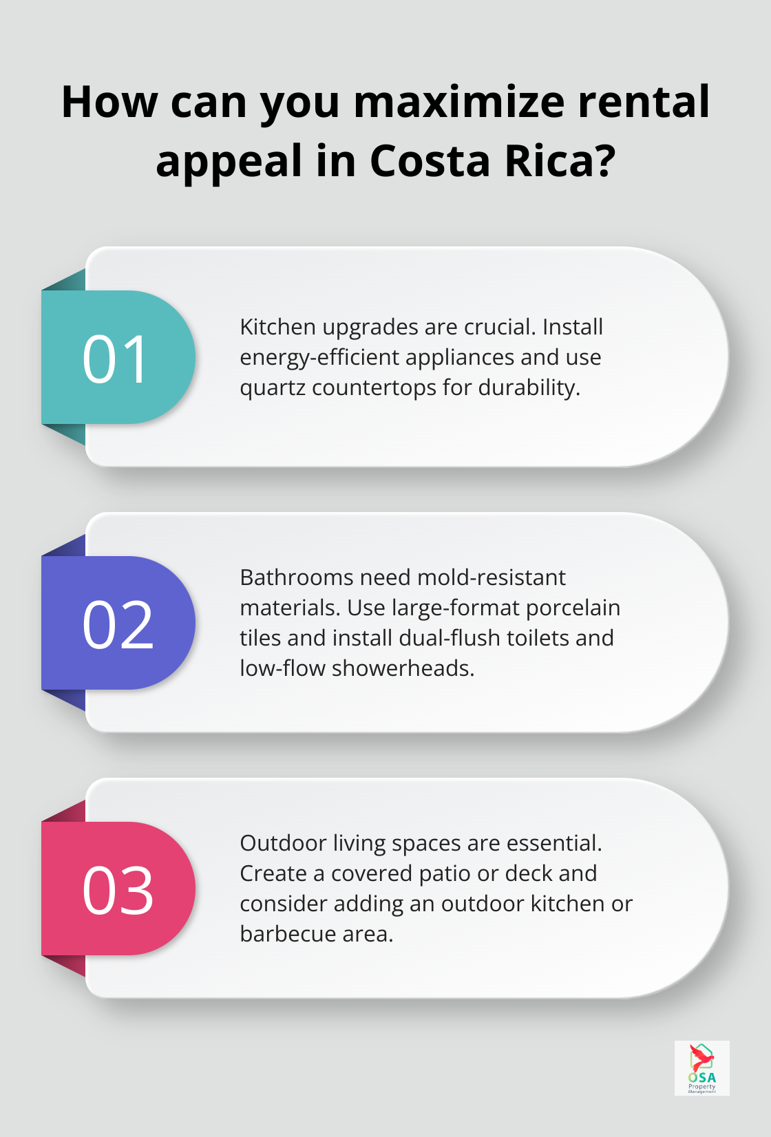 Infographic: How can you maximize rental appeal in Costa Rica? - Rental property renovation