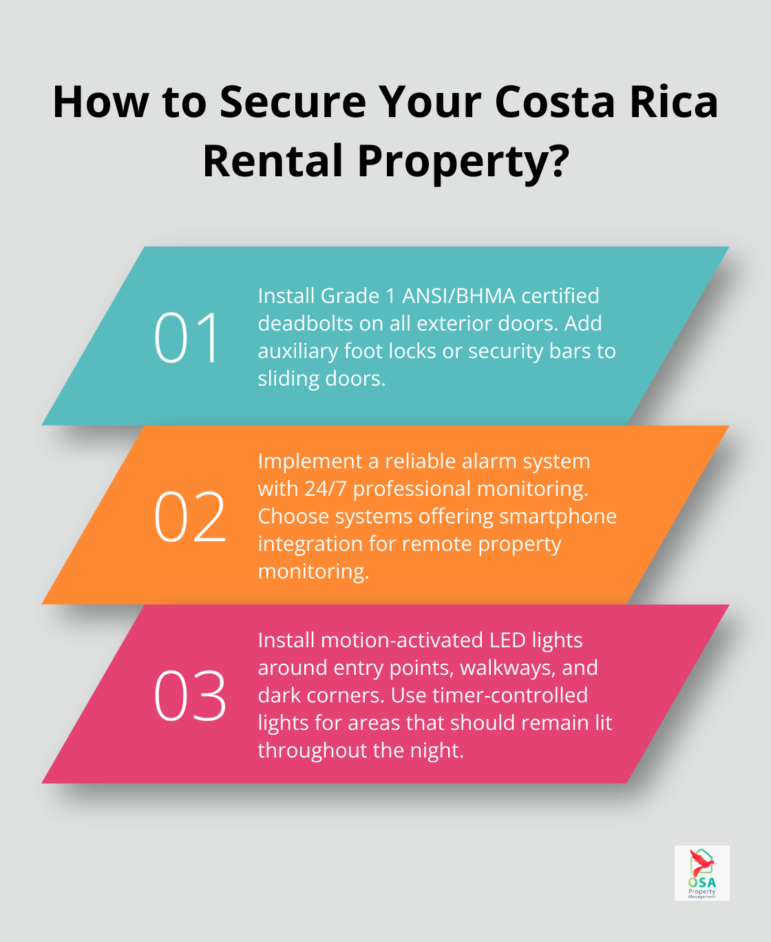 Infographic: How to Secure Your Costa Rica Rental Property?