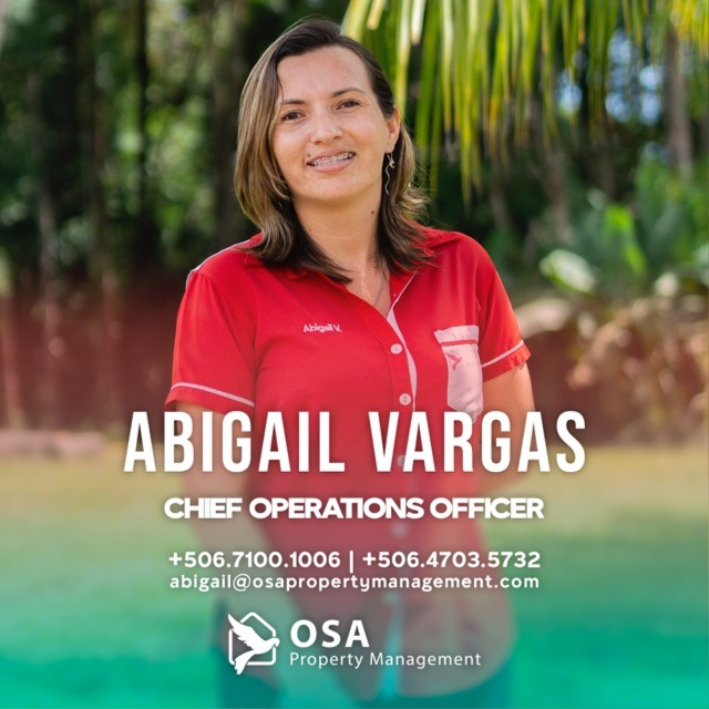 Abigail Vargas Osa Property Management ojochal