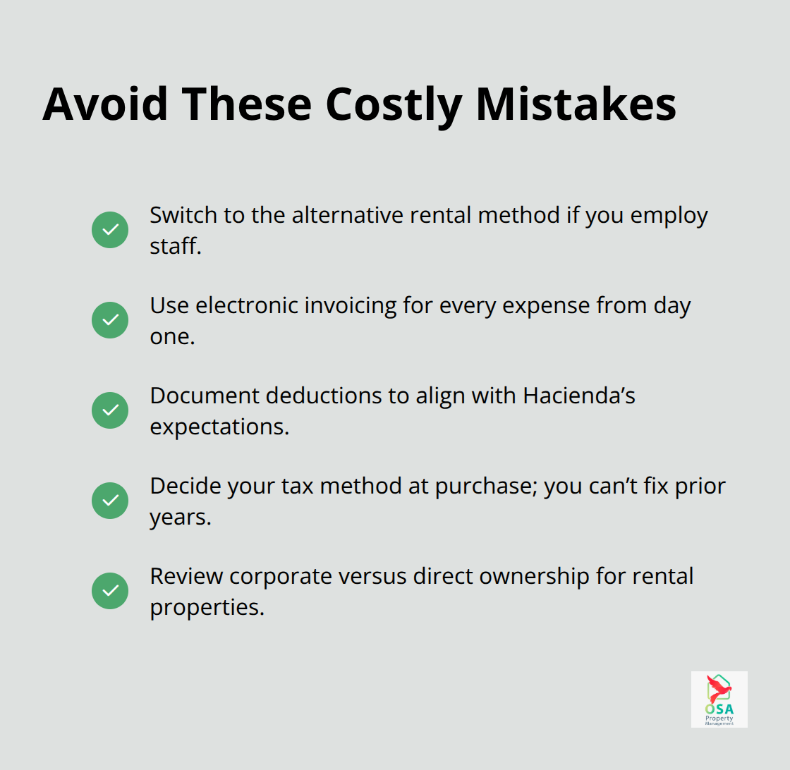 Checklist of common property tax mistakes in Costa Rica that reduce investor returns. - Property tax planning