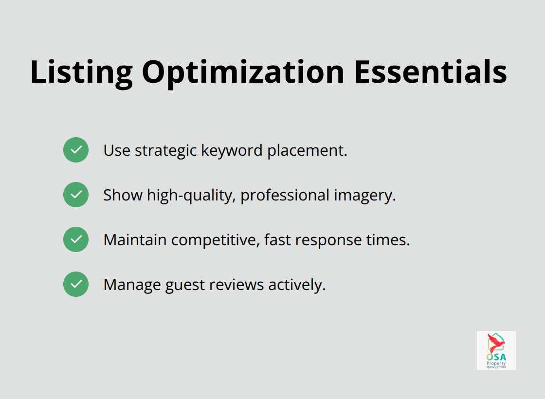 Key elements that boost Airbnb and VRBO listing performance