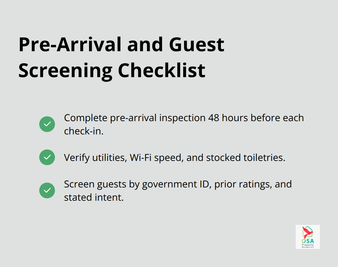 Checklist to protect revenue and reviews through inspections and vetting - Uvita property management solutions