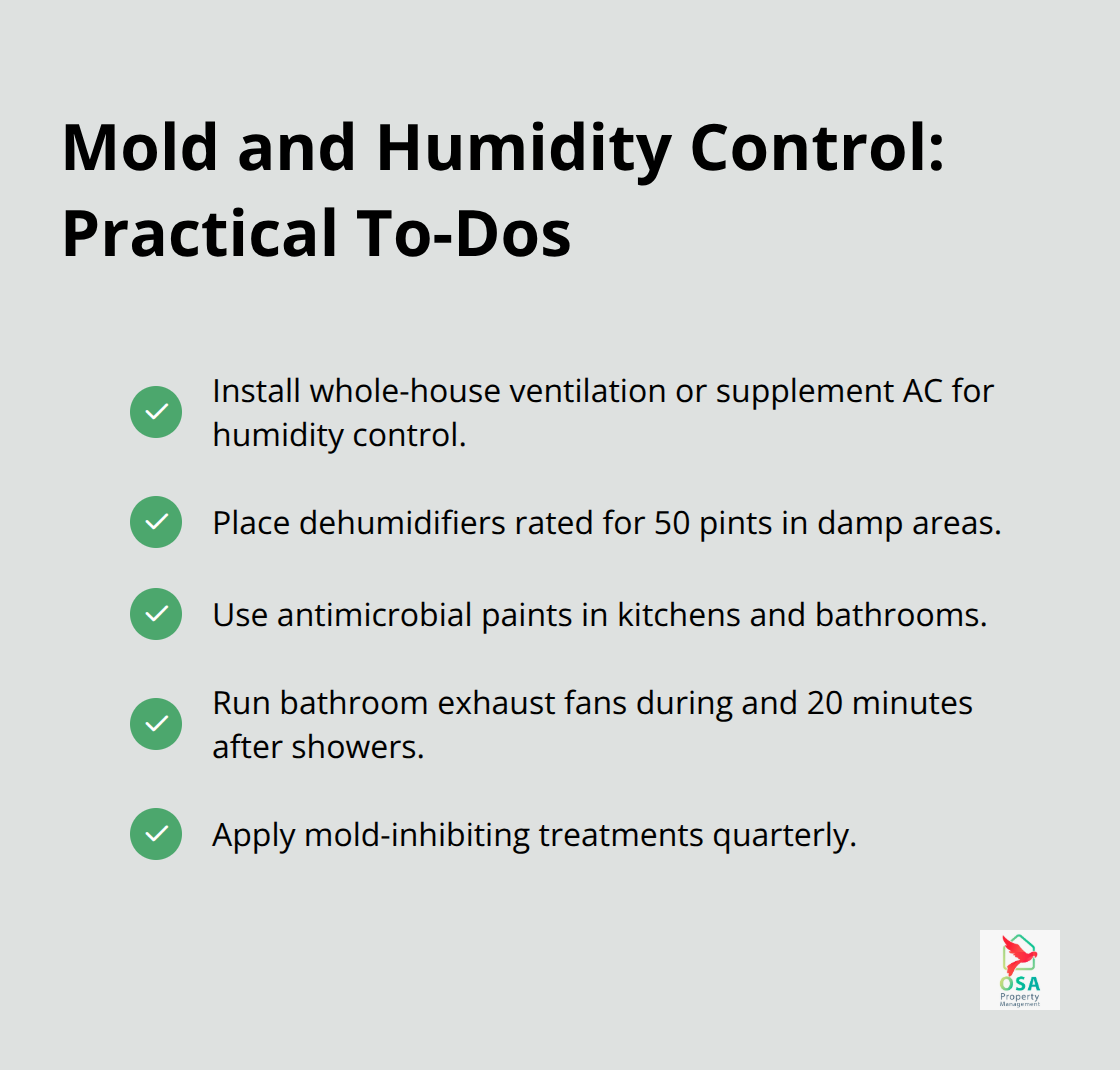 Checklist of actions to reduce mold risk in Costa Rica’s humid climate - Maintenance scheduling Costa Rica